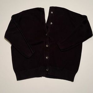 Kate Spade Saturday V - Neck Buttons Cardigan Black